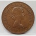 AUSTRALIA 1959 . ONE 1 PENNY . SLIGHT ERROR . MIS-STRIKE
